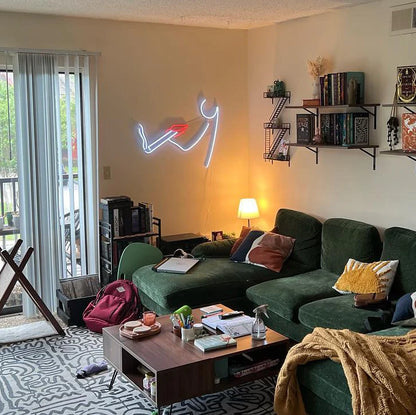 Smoking Woman | Modern Dekoratif LED