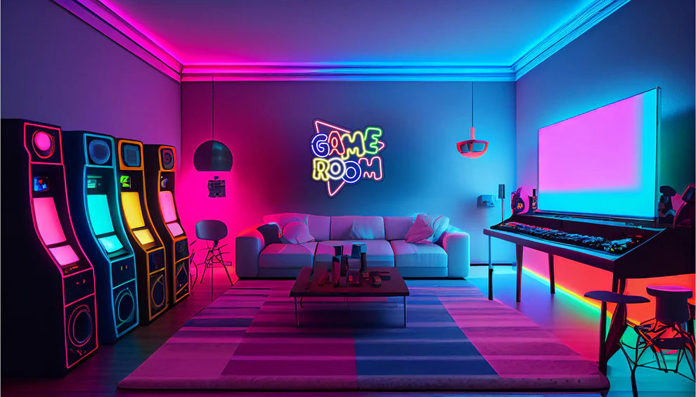 Game Room Neon LED Aydınlatma