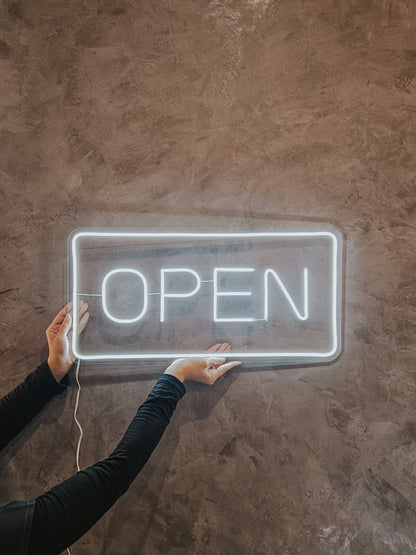 OPEN Neon LED Tabela