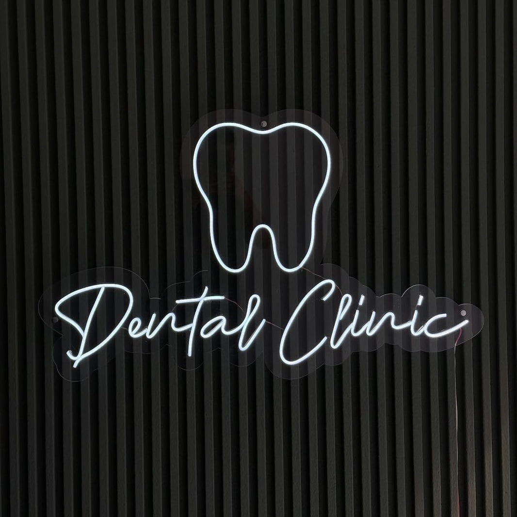 Dental Clinic Neon LED Yazı Tabela