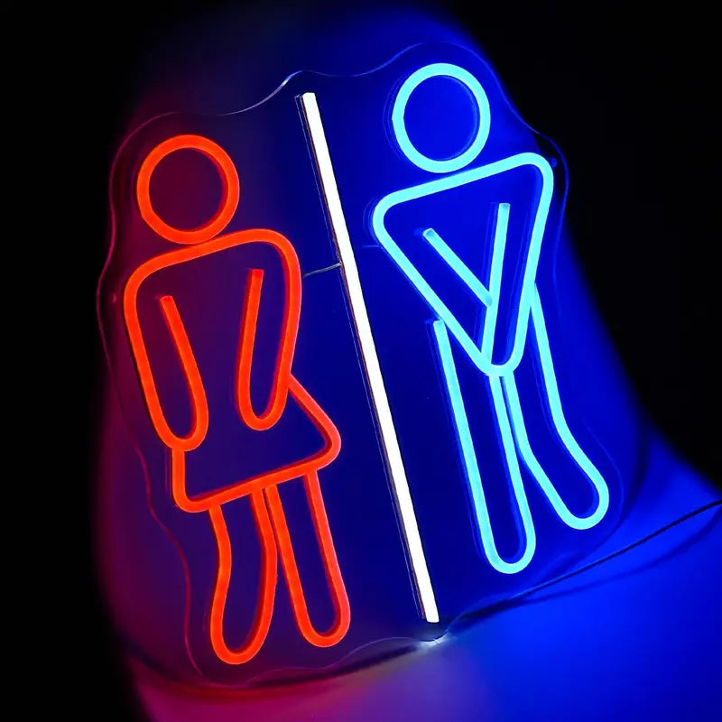 Bay Bayan WC Neon LED Tabela