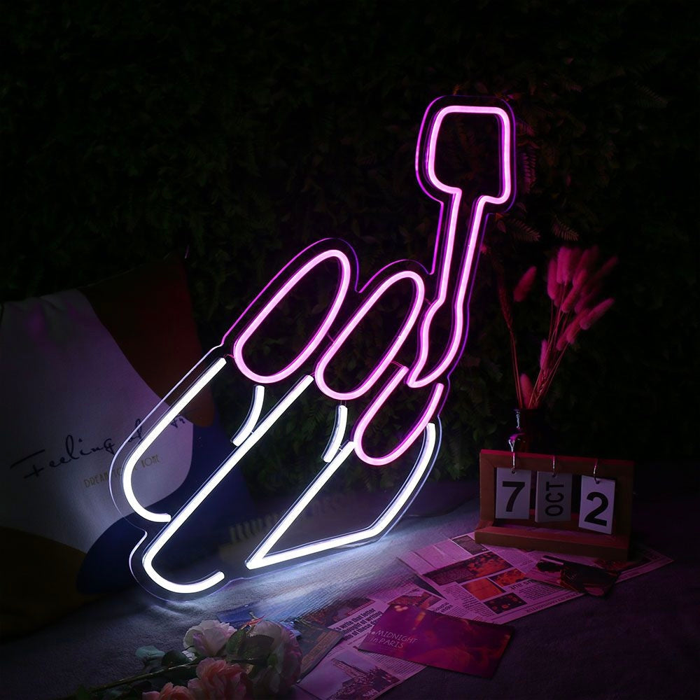 Tırnak Neon LED Dekoratif Tabela