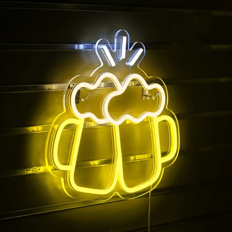 Bira Kupaları Dekoratif Neon Led
