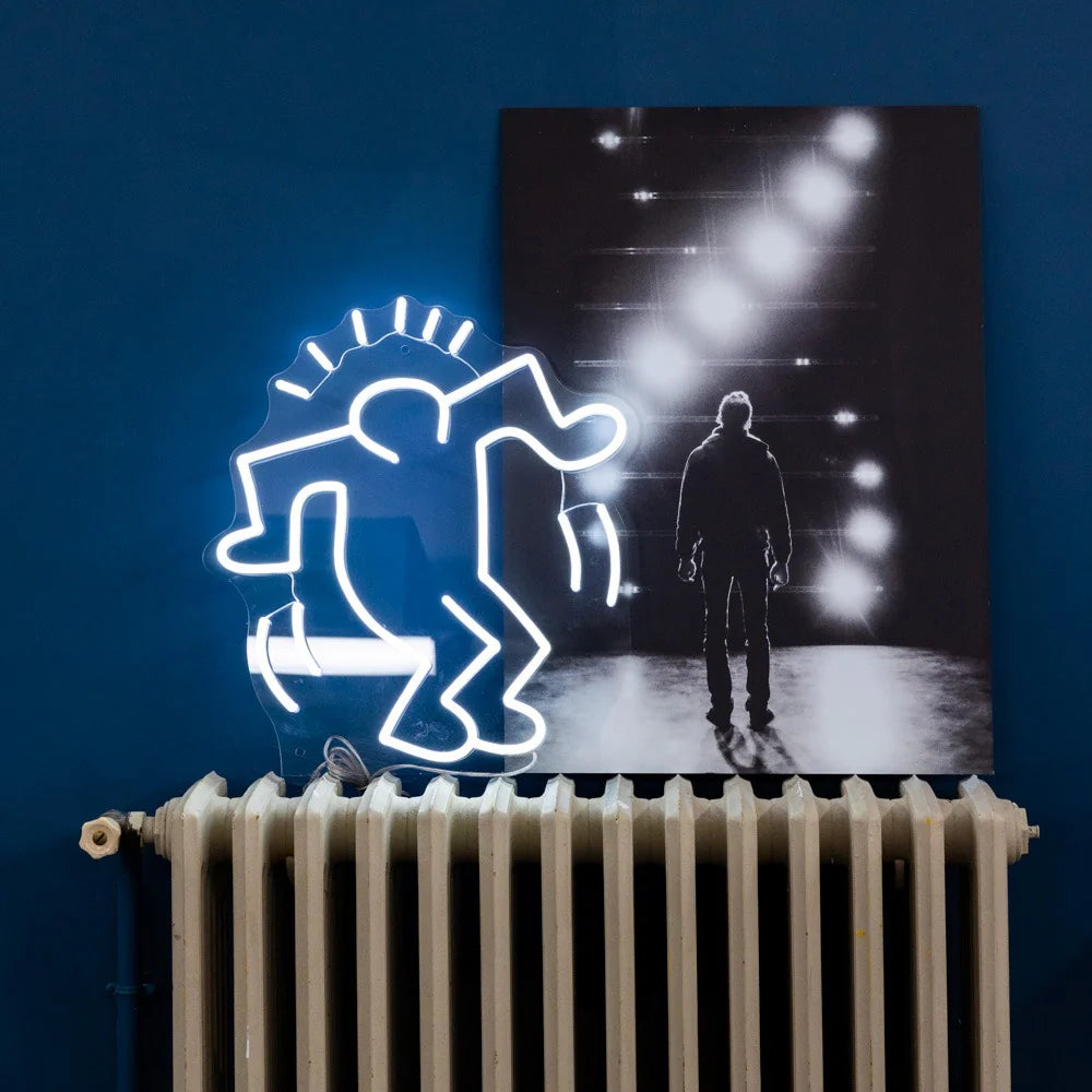 Dancing Man Neon Led Işık – Beyaz