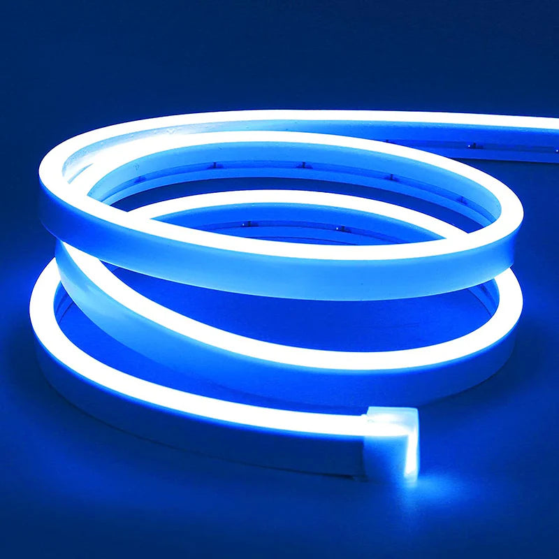 1 CM KESİLEBİLEN MAVİ NEON LED 12V 6MM