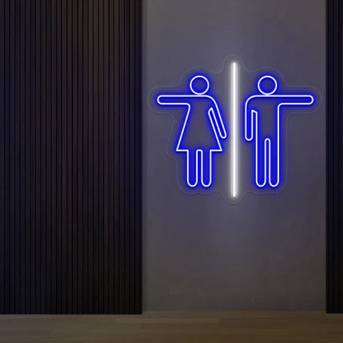 Wc Tuvalet Neon LED Tabela