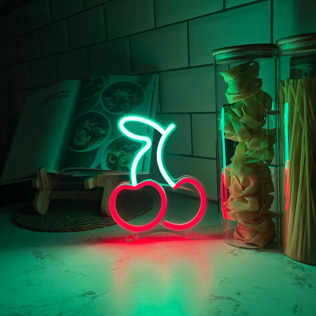 Mini Kiraz Neon Led Işık