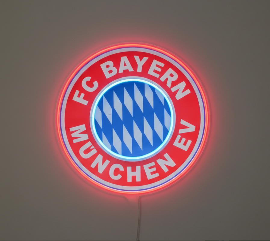 Bayern Münih Neon LED Dekor Aydınlatma