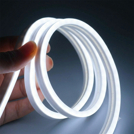 2.5 cm'de Kesilebilir Beyaz Neon LED IP64 – 12V Esnek Neon Şerit Aydınlatma