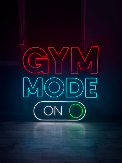 Gym Mode On Neon LED Dekor