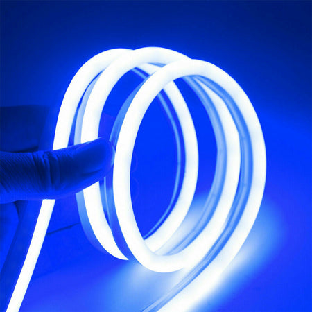 2.5 cm'de Kesilebilir Mavi Neon LED IP64 – 12V Esnek Neon Şerit Aydınlatma