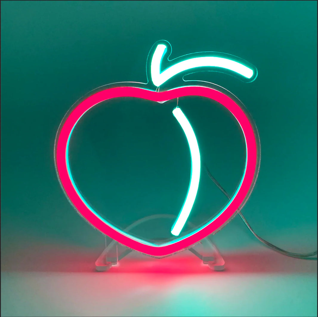 Mini Şeftali Neon Led Işık