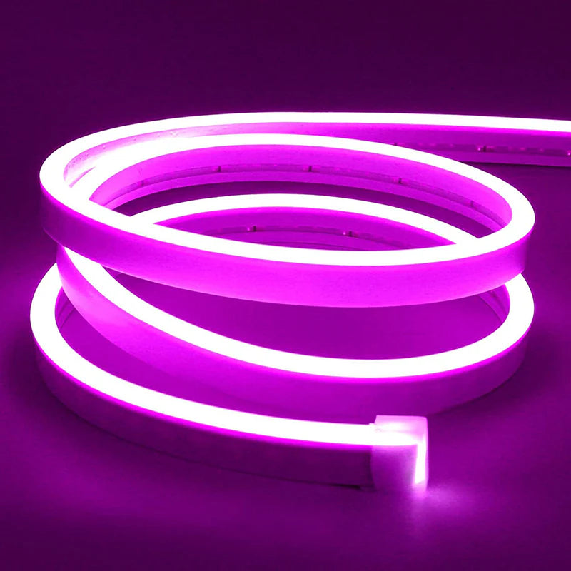 1 CM KESİLEBİLEN MOR NEON LED 12V 6MM