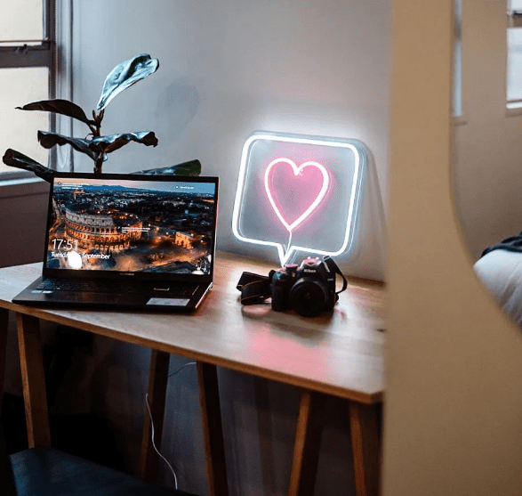 Kalp icon Neon LED Dekor