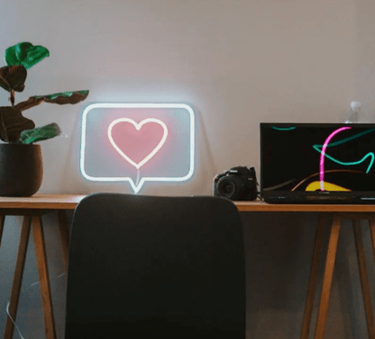 Kalp icon Neon LED Dekor
