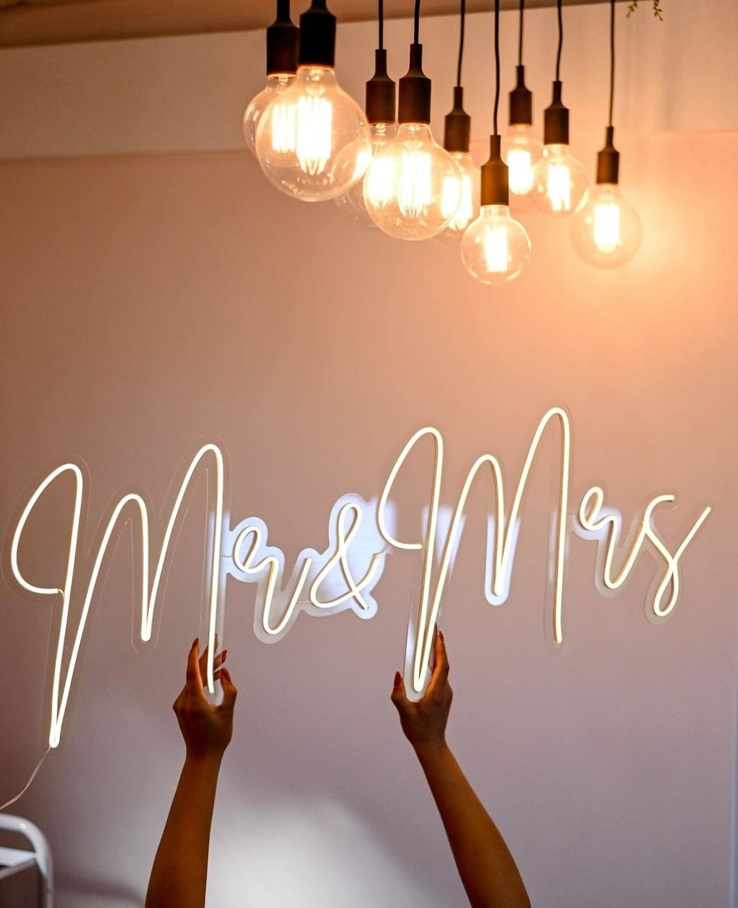 Mr. Mrs. Neon LED Dekor