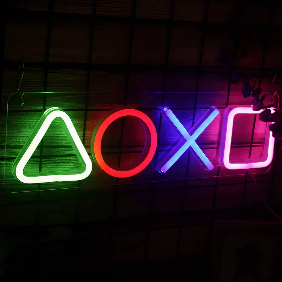 Playstation Neon Led Tabela