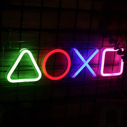 Playstation Neon Led Tabela