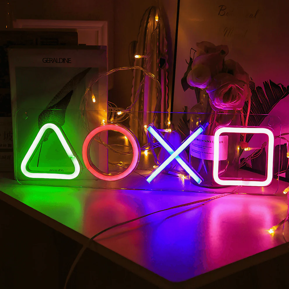Playstation Neon Led Tabela