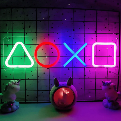 Playstation Neon Led Tabela