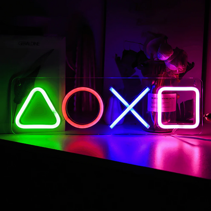 Playstation Neon Led Tabela