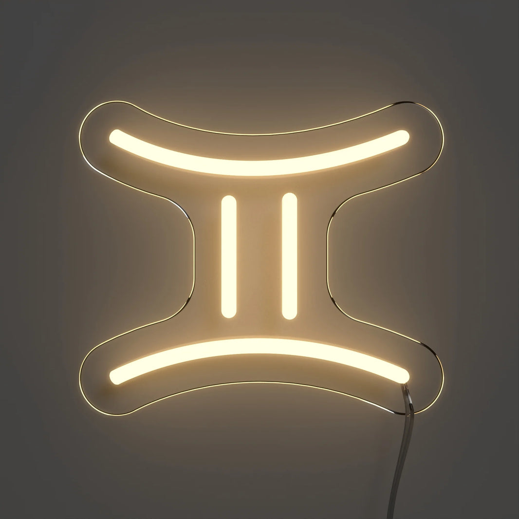 İkizler Burcu Masaüstü Neon Led Tabela