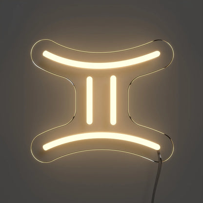 İkizler Burcu Masaüstü Neon Led Tabela