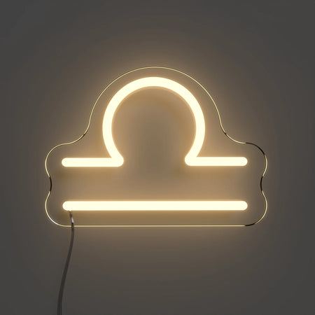 Terazi Burcu Masaüstü Neon Led Tabela