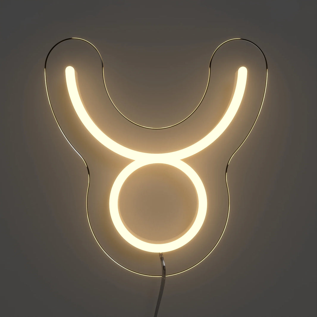 Boğa Burcu Masaüstü Neon Led Tabela