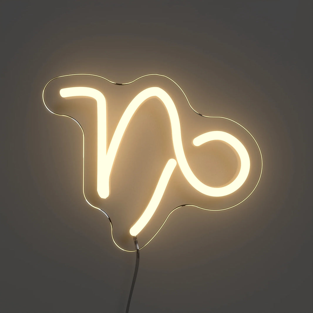 Oğlak Burcu Masaüstü Neon Led Tabela