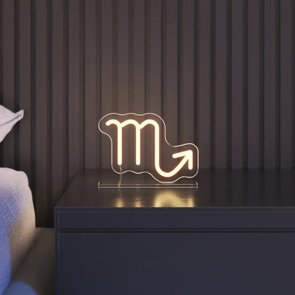 Akrep Burcu Masaüstü Neon Led Tabela