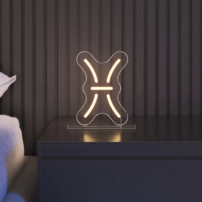 Balık Burcu Masaüstü Neon Led Tabela