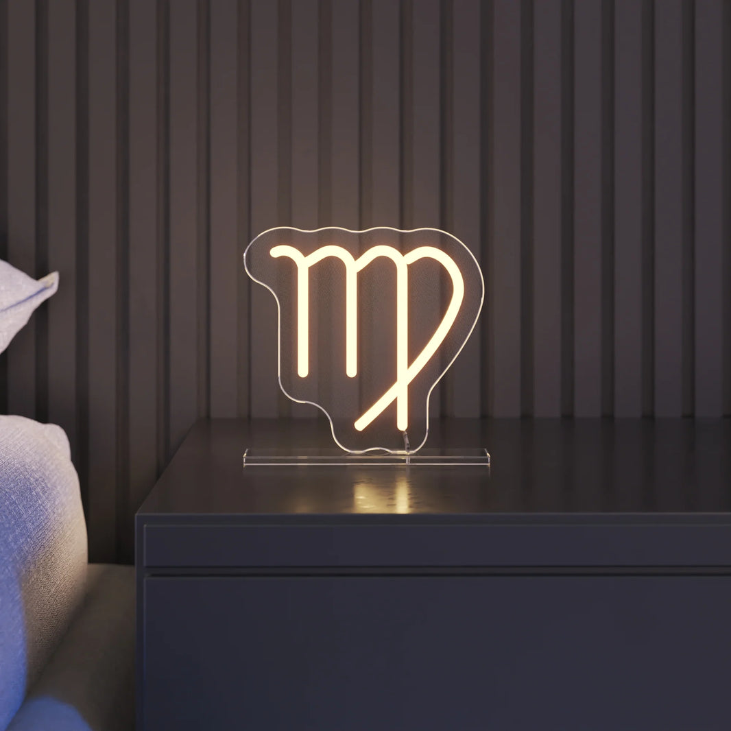 Başak Burcu Masaüstü Neon Led Tabela