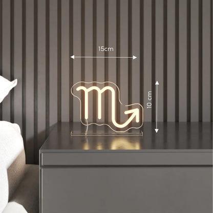 Akrep Burcu Masaüstü Neon Led Tabela