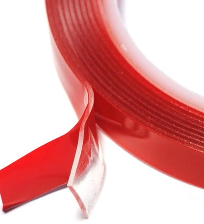 Akrilik Şeffaf Süper Güçlü Su Geçirmez Akrilik Çift Taraflı Bant 10 mm x 5 M