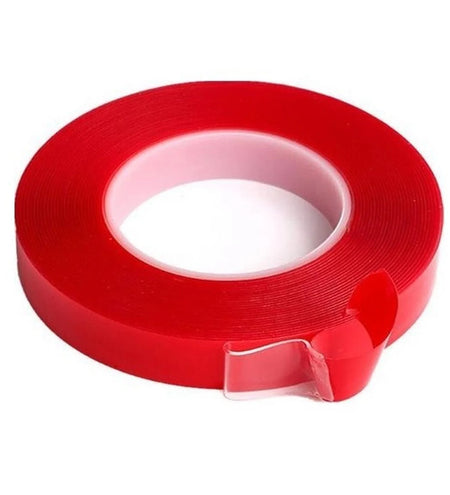 Akrilik Şeffaf Süper Güçlü Su Geçirmez Akrilik Çift Taraflı Bant 10 mm x 5 M