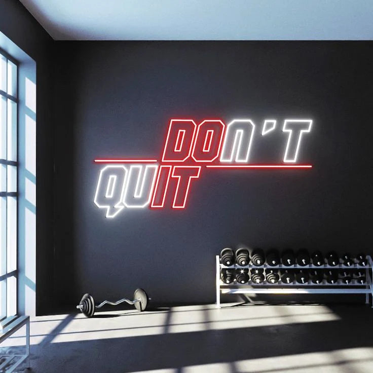 DON'T QUİT Neon LED Dekor