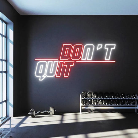 DON'T QUİT Neon LED Dekor